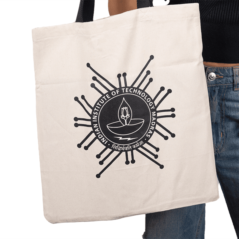 Tote Bag IITM Logo Black