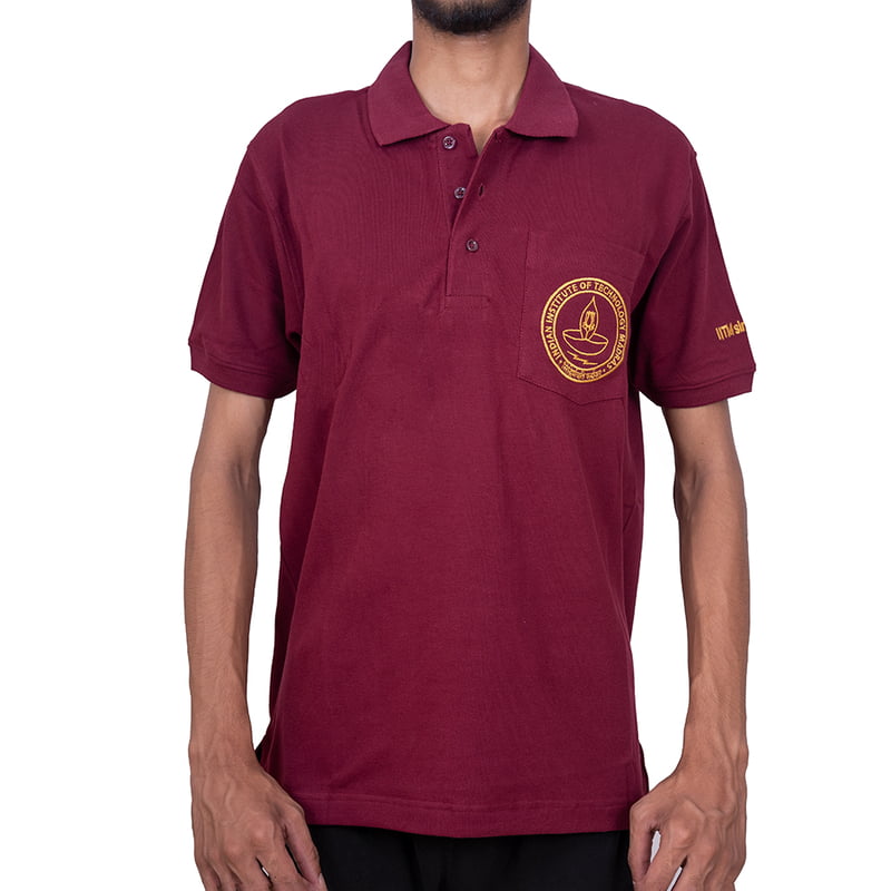 POLO T-Shirt | Maroon | 100% Cotton