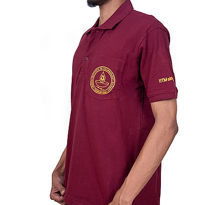 POLO T-Shirt | Maroon | 100% Cotton