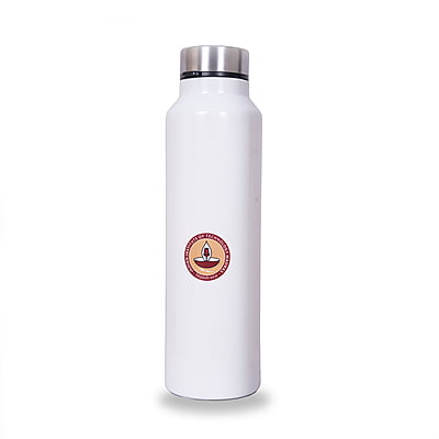 Stainless Steel Water Bottle | White | Powder Coating