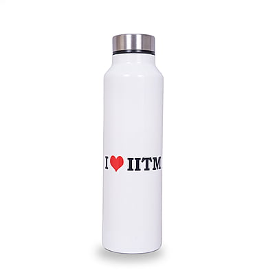 Stainless Steel Water Bottle | White | Powder Coating