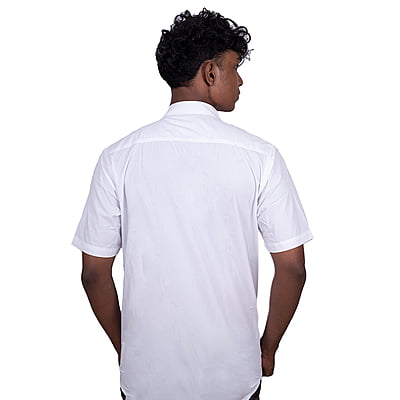 Cotton Shirt | Half Sleeves | IITM Logo embroidery | White Color