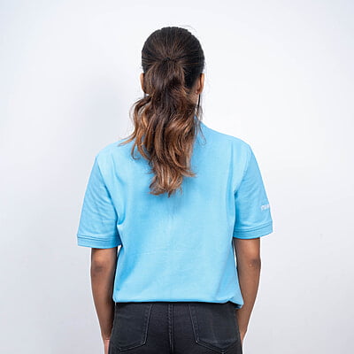 POLO T-Shirt | Sky Blue | 100% Cotton