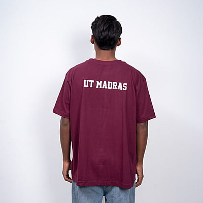 Round Neck Unisex T-shirt Maroon