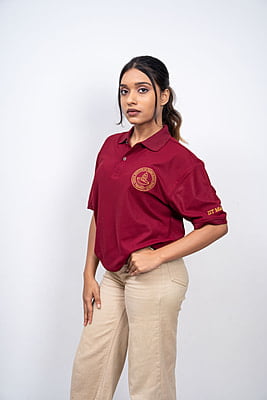 Polo T-Shirt | Maroon | RPET | Unisex