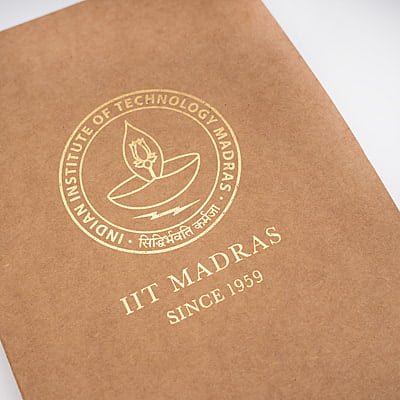 Notebook with IITM Logo watermark