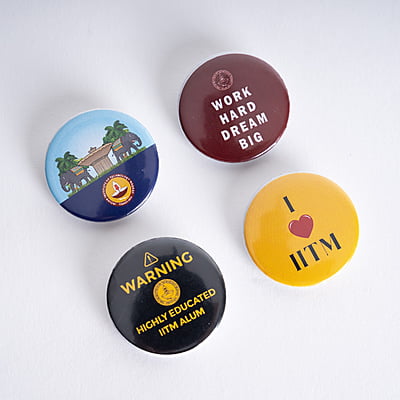 IITM Badges Pack of 4