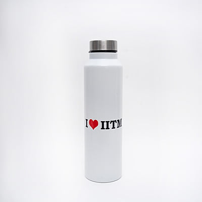 Stainless Steel Water Bottle | White | Powder Coating