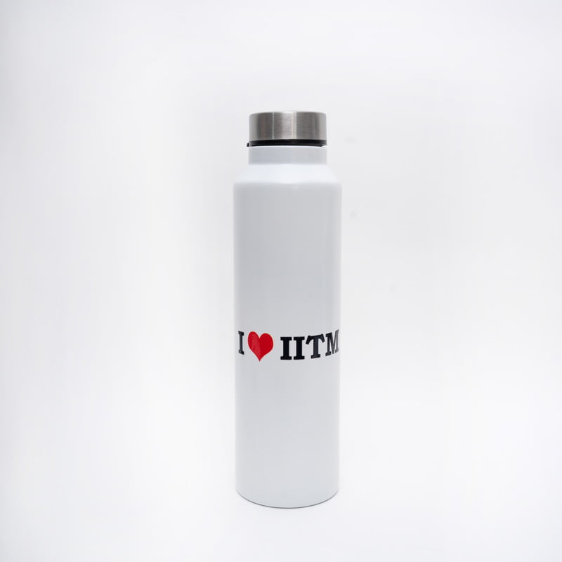 Stainless Steel Water Bottle | White | Powder Coating