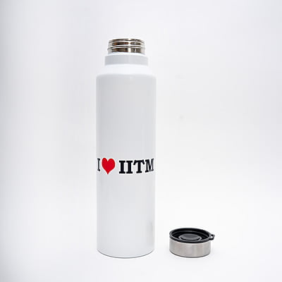 Stainless Steel Water Bottle | White | Powder Coating