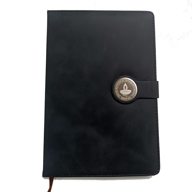 Notebook Black PU Leather