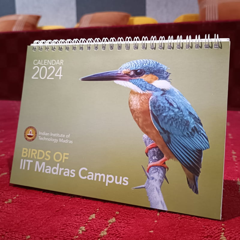 Table Calendar 2024 - Birds of IIT Madras Campus