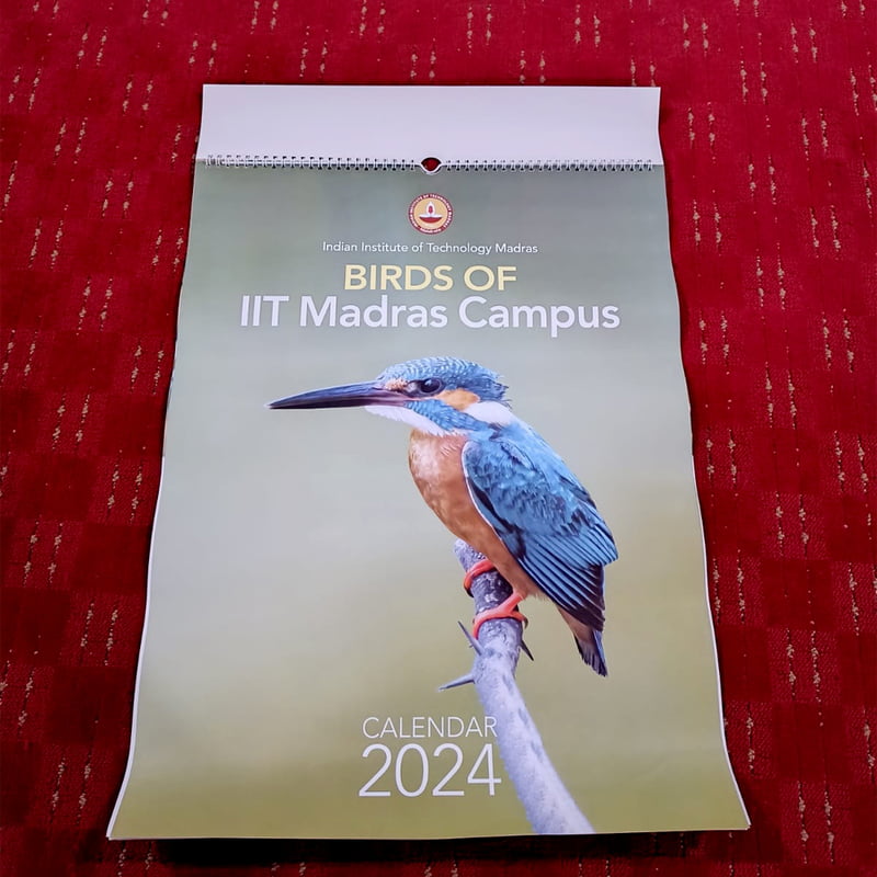 Wall Calendar 2024 Birds of IIT Madras Campus