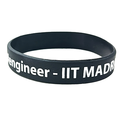 Silicone Wrist Band - Black