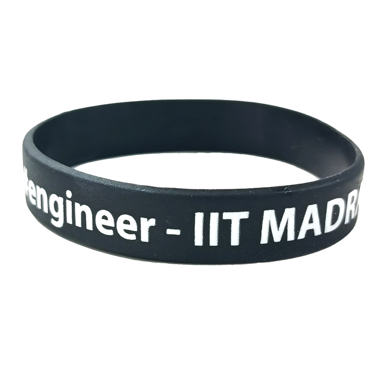 Silicone Wrist Band - Black