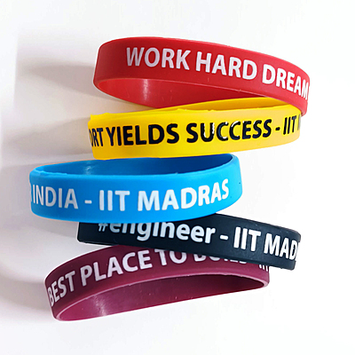 Silicone Wristband Combo – 5 Colors for Every Mood